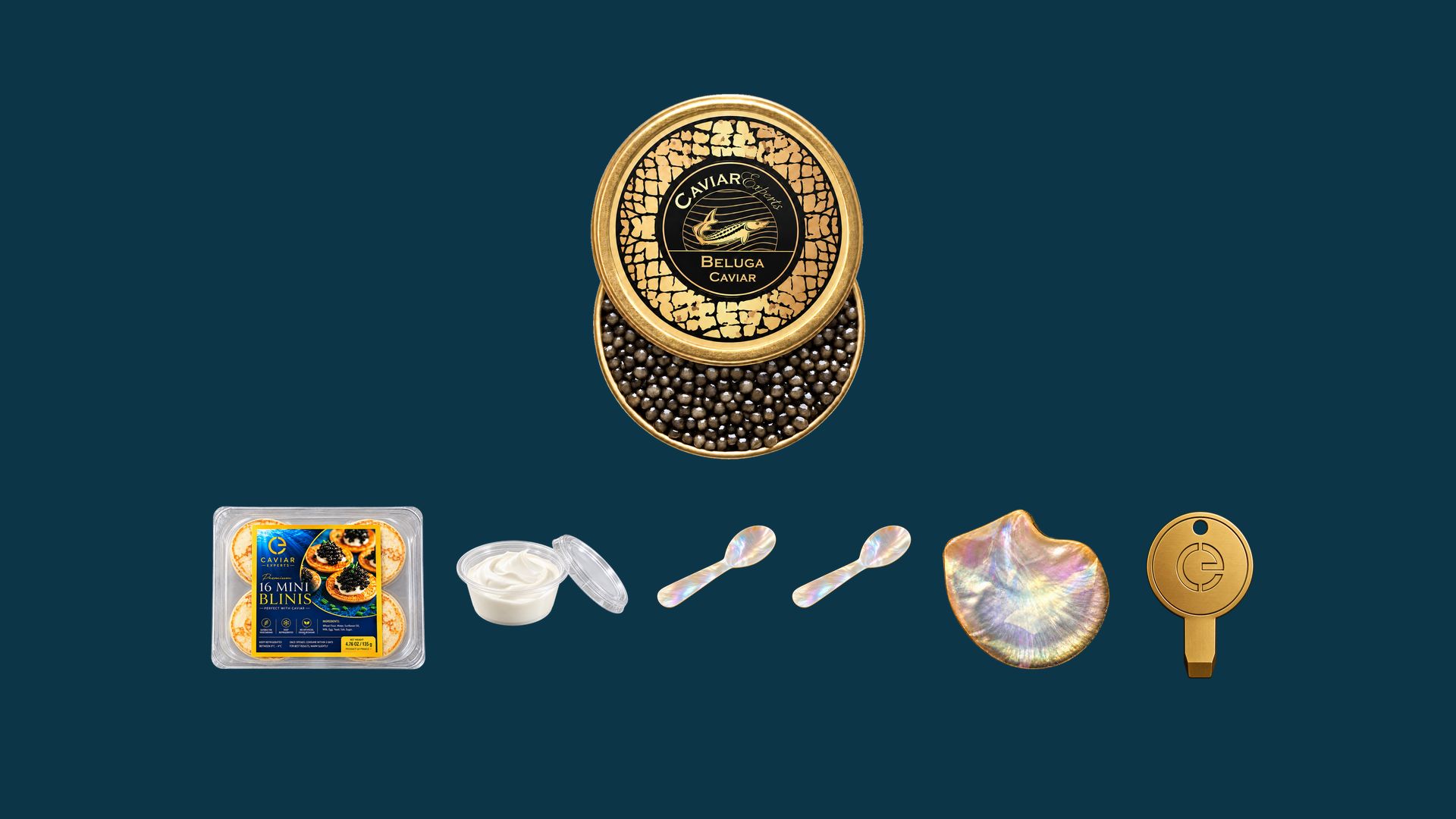 Beluga Caviar Celebration Gift Set 30g