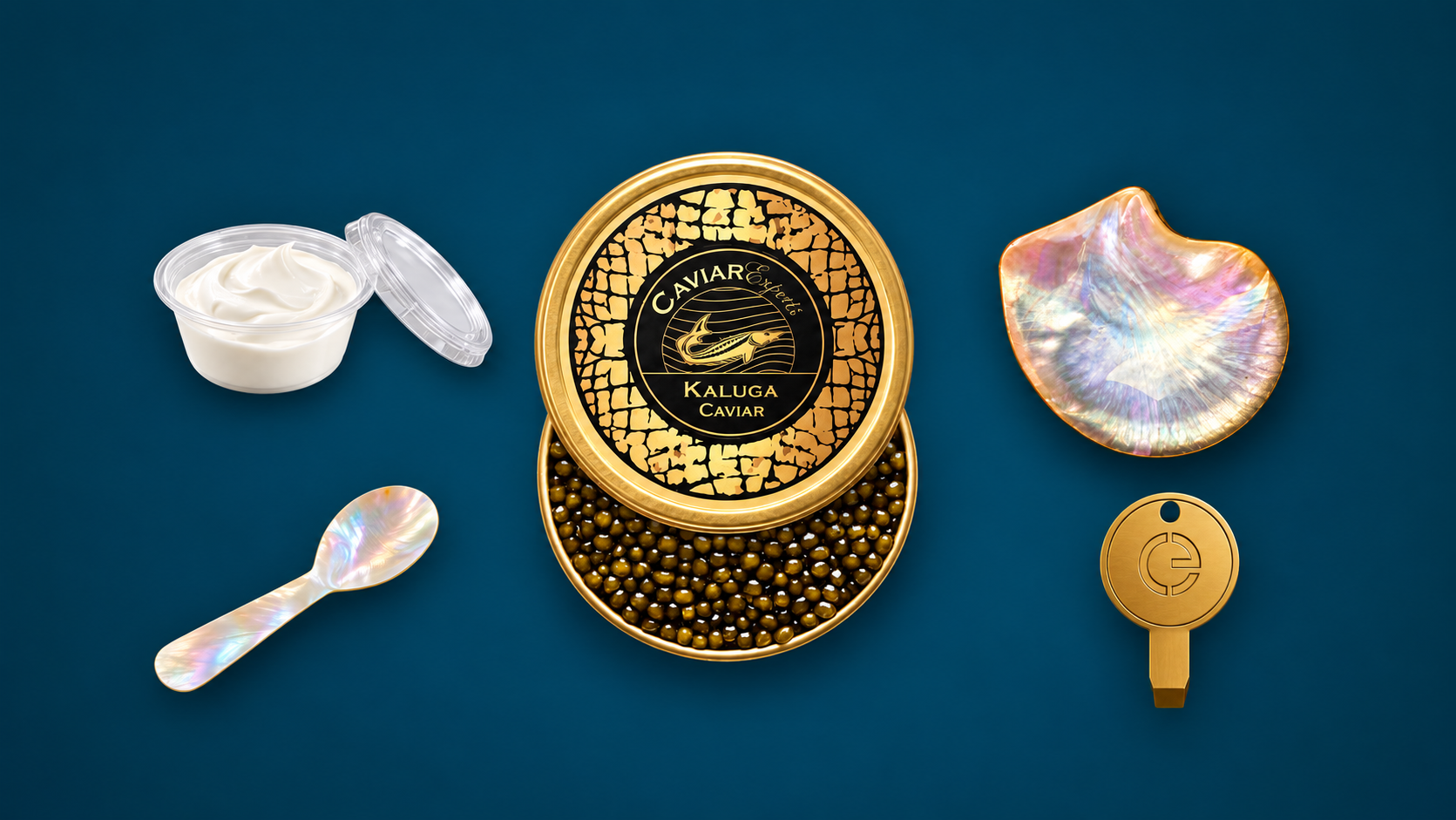 Kaluga Caviar Celebration Gift Set 50g